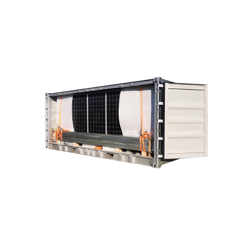 折りたたみ式太陽光発電コンテナ